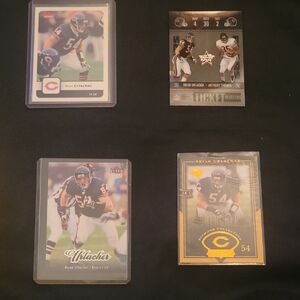 Brian Urlacher Football Card Lot - Chicago Bears - Navy & Orange